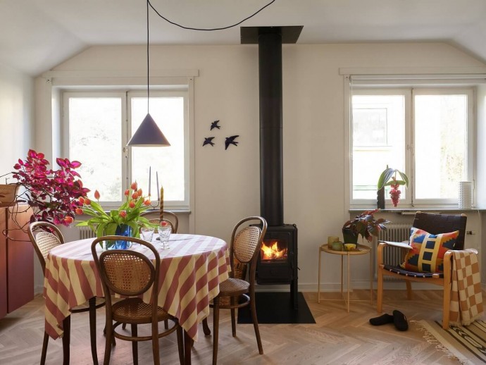 Мансарда площадью 47 м2 в Стокгольме