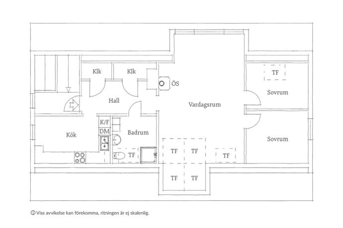 Мансардная квартира площадью 74 м2 в Гётеборге