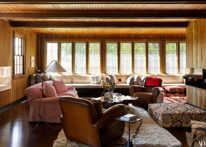 Загородный дом композитора Джонатана Шеффера в Хэмптонсе, Нью-Йорк