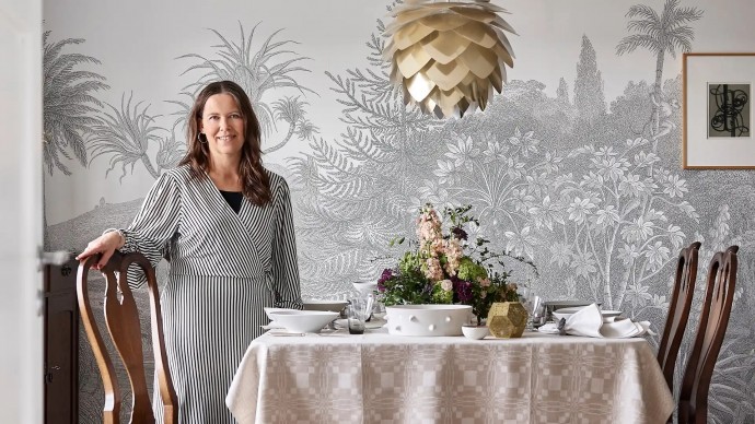 Квартира площадью 81 м2 в доме 1914 года в Лидингё, Швеция