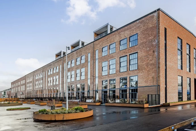 Квартира площадью 96 м2 в старом промышленном здании в Швеции