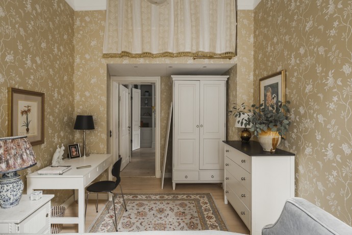 Квартира площадью 89 м2 в здании 1878 года в Стокгольме