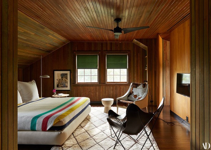 Загородный дом композитора Джонатана Шеффера в Хэмптонсе, Нью-Йорк