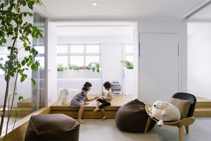 Дом с открытой планировкой в Сингапуре Дом с открытой планировкой в Сингапуре