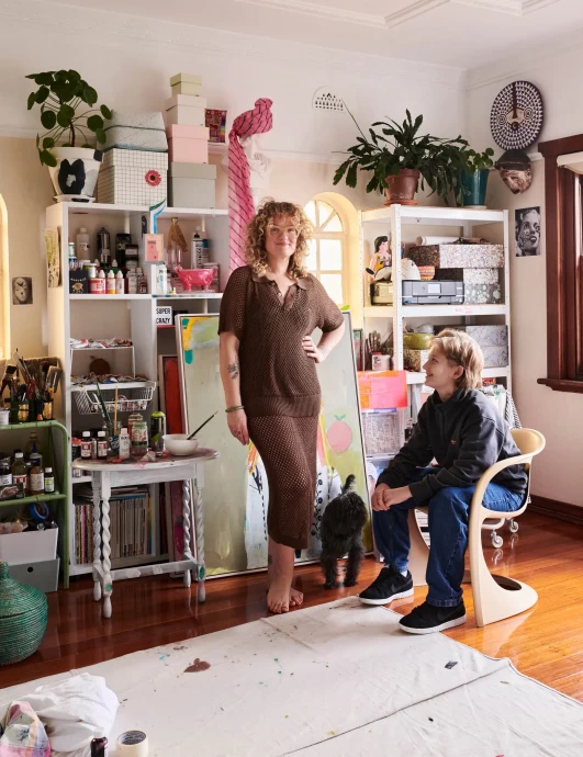 Квартира художницы Миранды Скочек в Мельбурне, Австралия