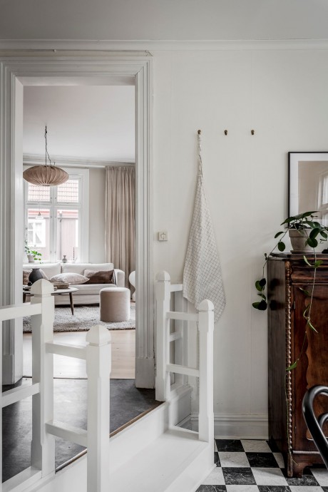 Квартира площадью 48 м2 в доме 1906 года постройки в Гётеборге Квартира площадью 48 м2 в доме 1906 года постройки в Гётеборге