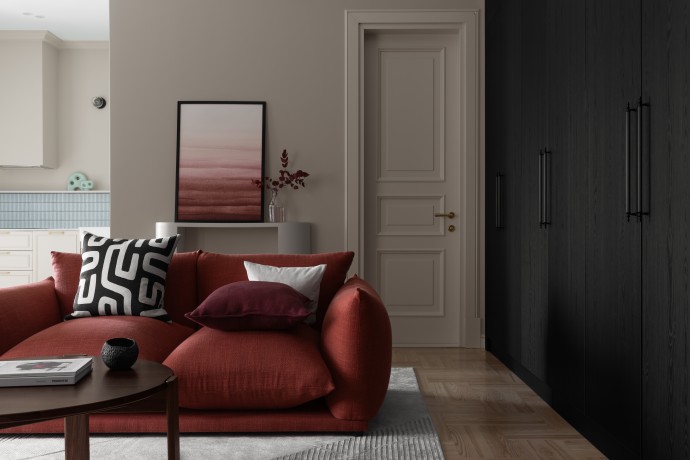 Квартира площадью 51 м2 для молодой женщины в Алма-Ате