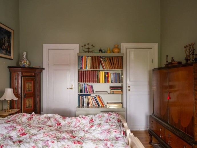 Квартира площадью 60 м2 в здании конца XIX века в Стокгольме