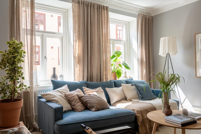 Квартира площадью 76 м2 в здании 1905 года постройки в Гётеборге Квартира площадью 76 м2 в здании 1905 года постройки в Гётеборге