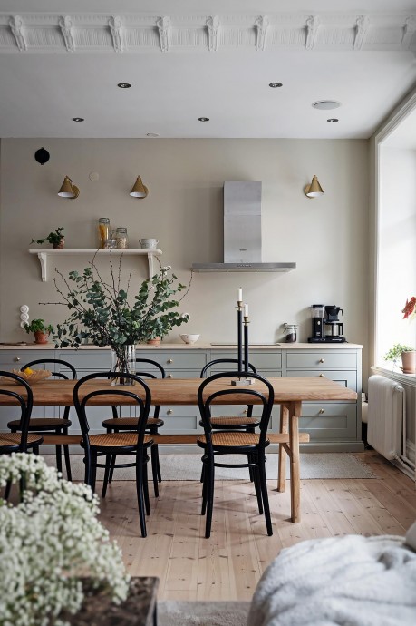 Квартира площадью 88 м2 в доме начала XX века в Гётеборге