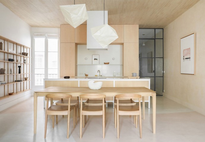 Квартира в 100-летнем доме в Париже Квартира в 100-летнем доме в Париже