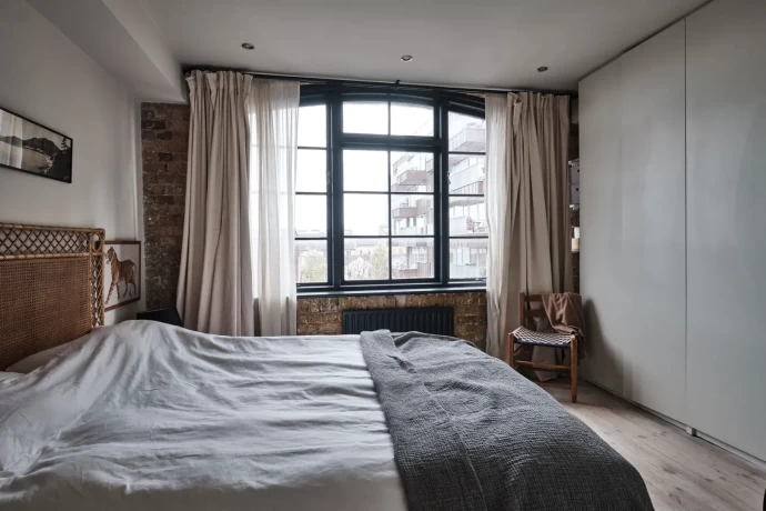 Лофт на бывшей хлопкопрядильной фабрике в Лондоне (96 м2)