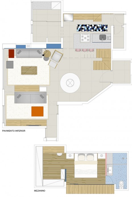 Лофт площадью 110 м2 в Сан-Паулу Лофт площадью 110 м2 в Сан-Паулу