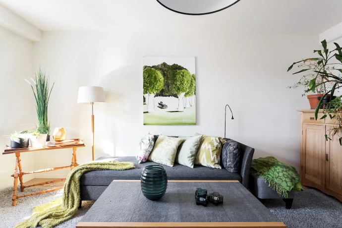 Шведская квартира с просторной террасой