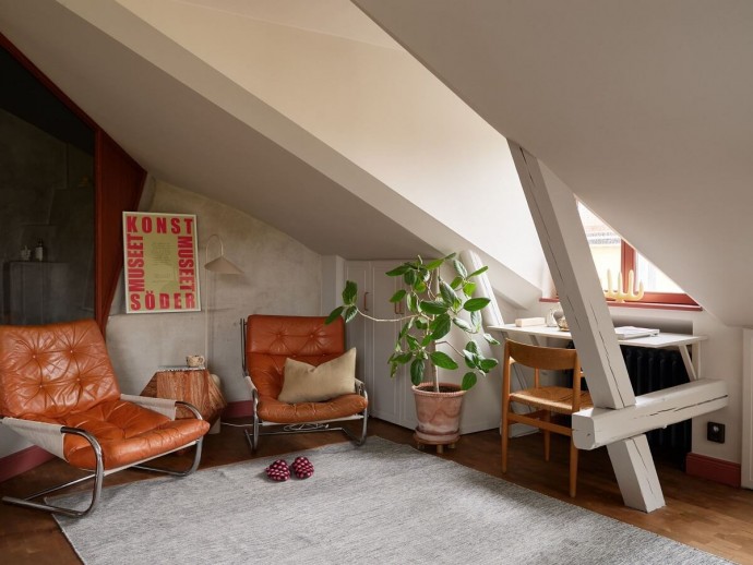 Двухуровневая квартира в Стокгольме Двухуровневая квартира в Стокгольме