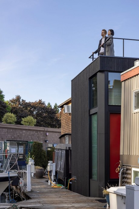 Плавучий дом на озере Юнион в Сиэтле, Вашингтон