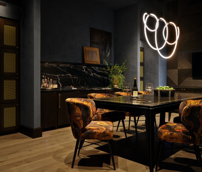 Интерьер общественных пространств и квартир в самой высокой башне в Остине, Техас