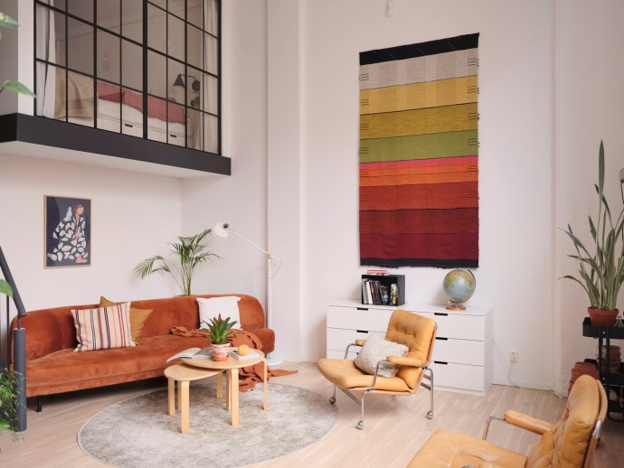 Двухуровневая квартира площадью 88 м2 в Стокгольме