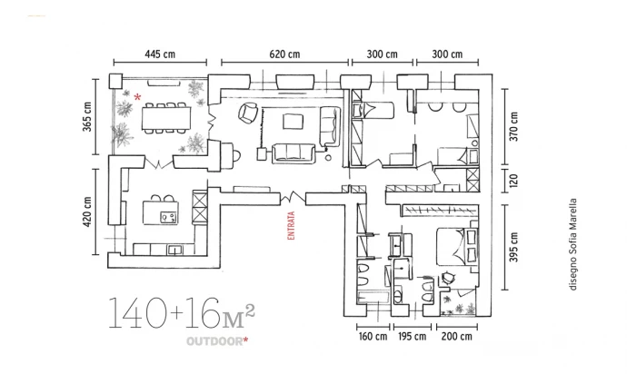 Квартира дизайнеров Эрики Буонкристиани и Тициано Теста в Риме Квартира дизайнеров Эрики Буонкристиани и Тициано Теста в Риме