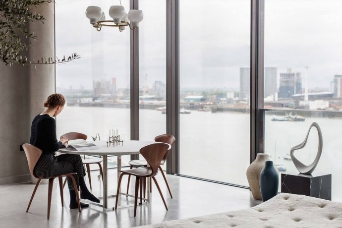 Пентхаус с видом на Темзу в Лондоне