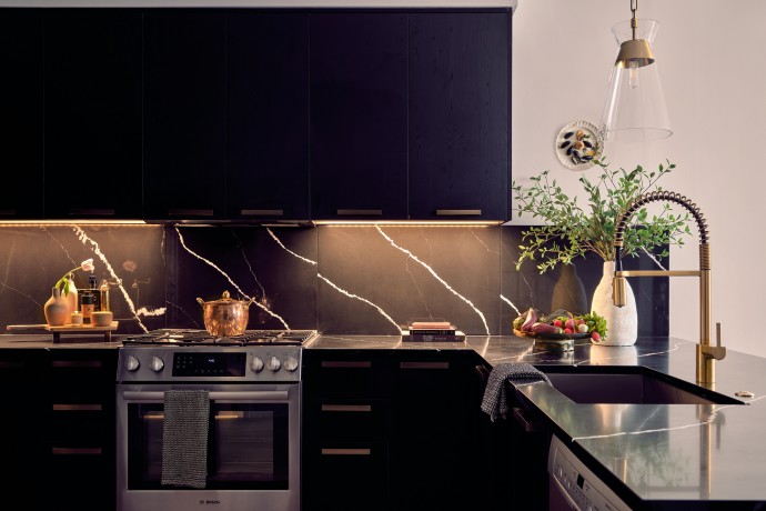 Интерьер общественных пространств и квартир в самой высокой башне в Остине, Техас