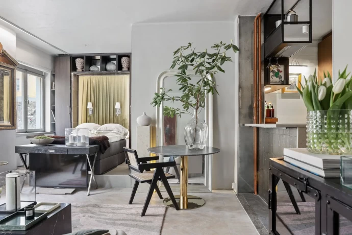 Шведская студия площадью 33 м2