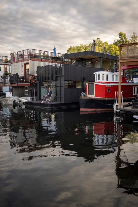 Плавучий дом на озере Юнион в Сиэтле, Вашингтон