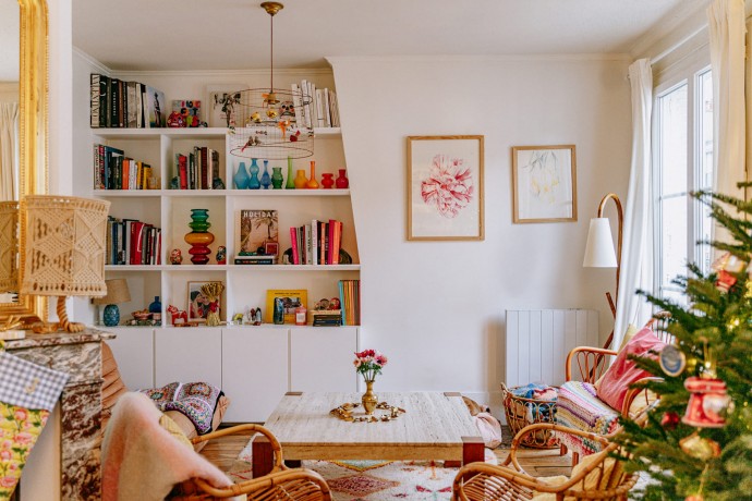Квартира журналиста и бывшего редактора Vogue Дженнифер Нейт в Париже