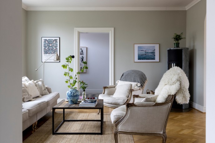 Двухуровневая квартира в Мальмё, Швеция