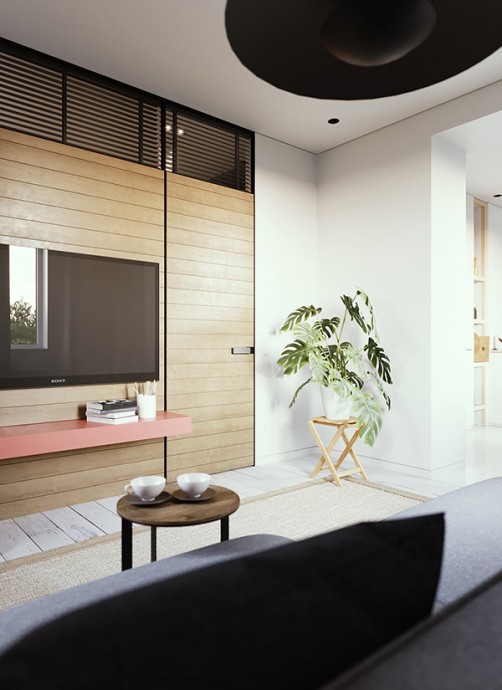 Компактная квартира для семьи с детьми