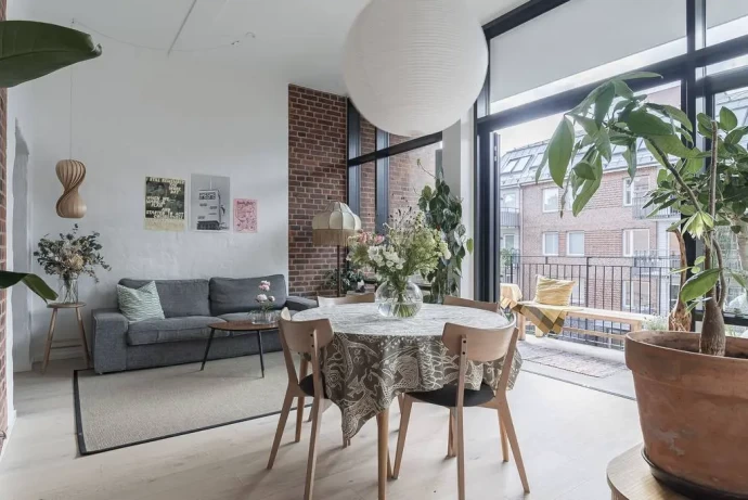 Квартира на территории бывшей фабрики 1907 года в Мальмё, Швеция Квартира на территории бывшей фабрики 1907 года в Мальмё, Швеция