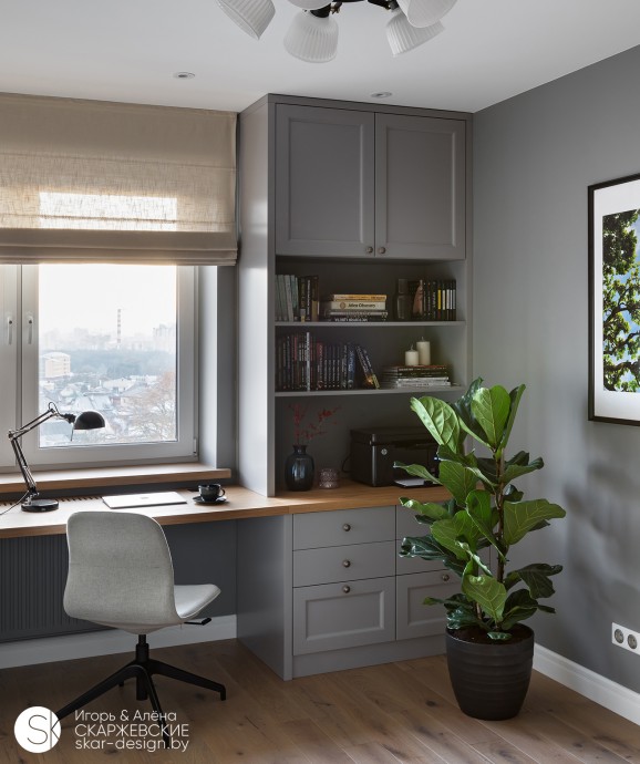 Квартира с духом загородного дома в Минске (87,2 м2)