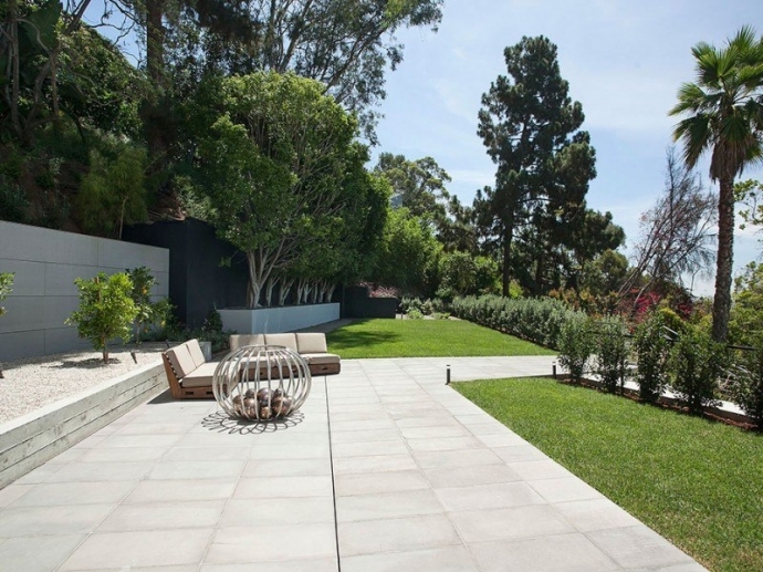Шикарный интерьер дома в западном Голливуде, Калифорния, США.