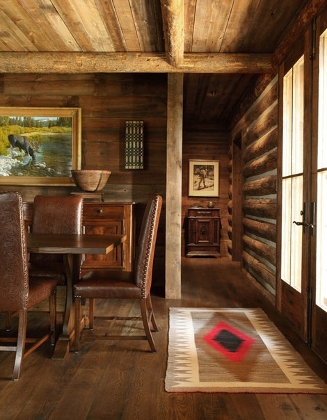 Великолепный деревянный коттедж в штате Монтана