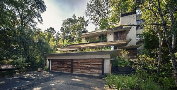 Дом для отдыха, утопающий в мексиканской растительности Дом для отдыха, утопающий в мексиканской растительности