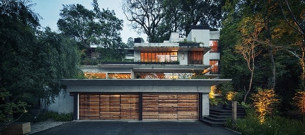 Дом для отдыха, утопающий в мексиканской растительности Дом для отдыха, утопающий в мексиканской растительности