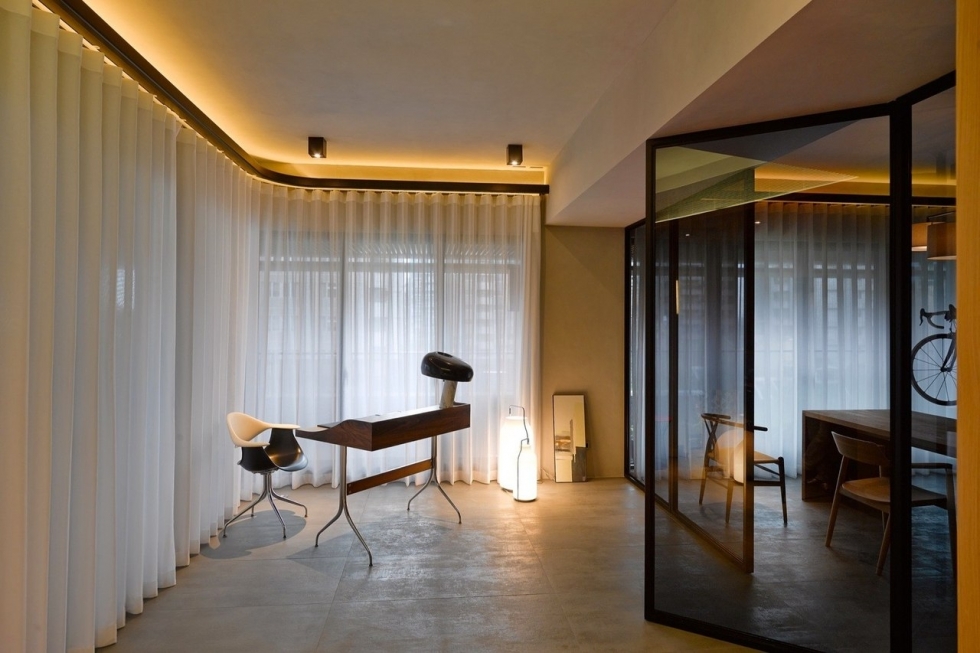 Лофт с видом на город Тайбэй