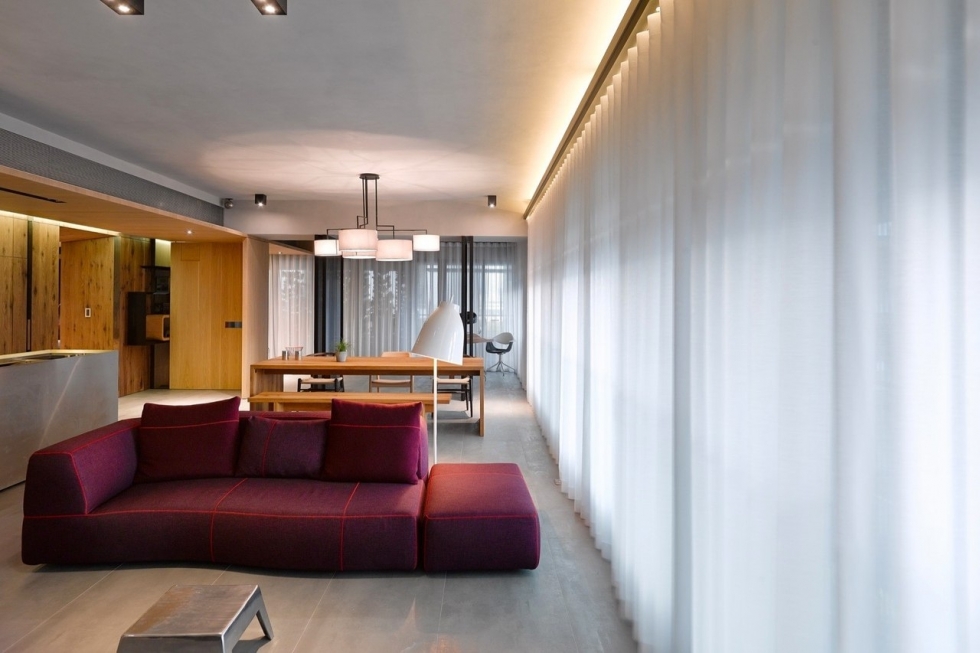 Лофт с видом на город Тайбэй