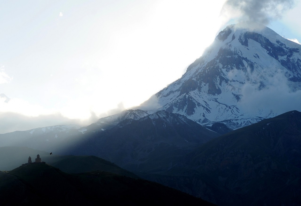 Отель Kazbegi с видом на горы в Грузии