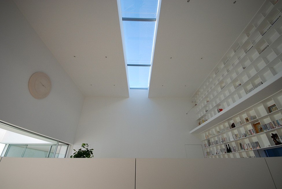 Квадратный дом-библиотека в Японии Квадратный дом-библиотека в Японии