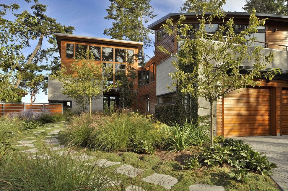 Дом у залива в штате Вашингтон