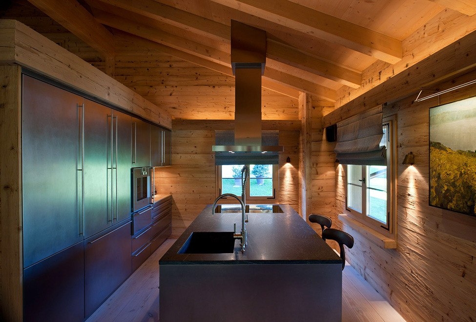 Шале Gstaad в Швейцарских Альпах Шале Gstaad в Швейцарских Альпах