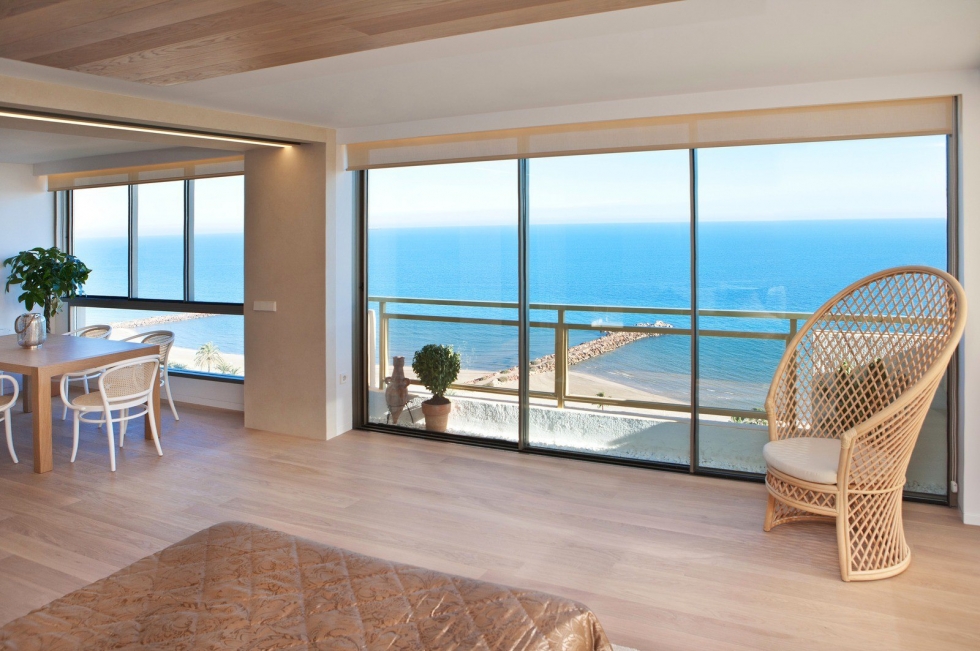 Апартаменты Horizon с видом на море в Валенсии