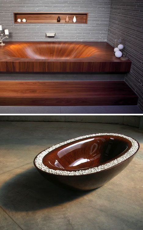 Деревянные ванны