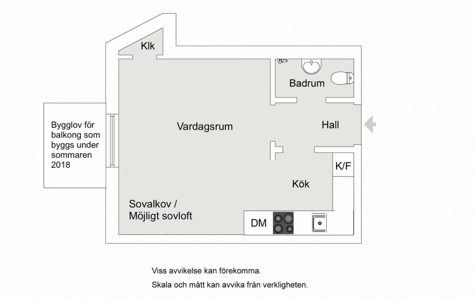 Квартира 22 кв.м.