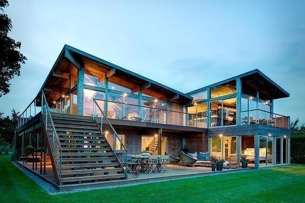 Загородный дом из бруса